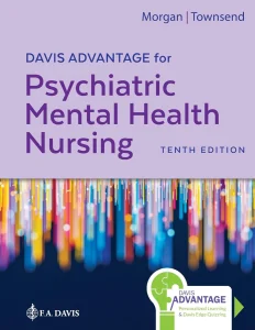 Davis Advantage for Psychiatric Mental Health Nursing 10th Edition Test Bank cover