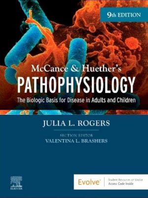 Cover of McCance and Huether’s Pathophysiology 9th Edition Test Bank