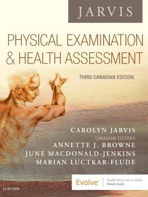Physical Examination and Health Assessment – Canadian 3rd Edition Test Bank cover