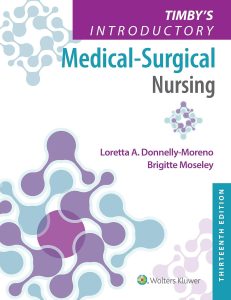 Timby's Introductory Medical-Surgical Nursing 13th Edition Test Bank cover